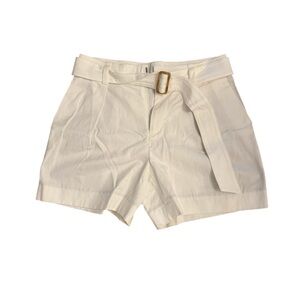 Vince High-Waisted Belted Twill Short - Size 8 - NWT